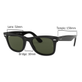 Ray-Ban Wayfarer - RB2140F 901  size 52 แว่นตากันแดด. 
