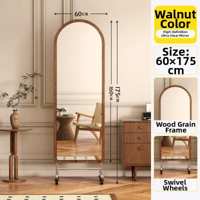 Full-length Movable Stainless Steel Mirror