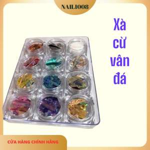 Sét Xà Cừ Vân Đá Làm Móng Siêu Sáng  Nail  Ẩn Gel