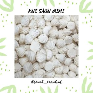 SNACK KILOAN KUE SAGU MINI SUSU 250 GRAM | CEMILAN MURAH MAKASSAR