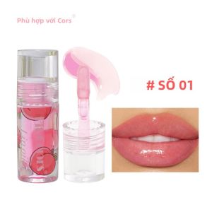 Dầu Dưỡng Môi Trái Cây Dưỡng Ẩm Với Axit Hyaluronic Kem Dưỡng Ẩm Bóng Trong Suốt Làm Mờ Nếp Nhăn Ở Môi Hiệu Ứng Gương Lâu Trôi 35ml