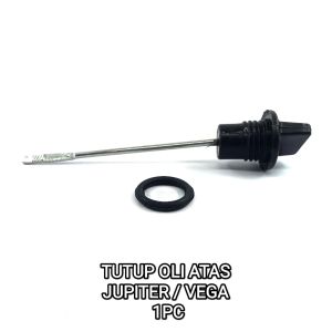 Tutup Oli Atas Jupiter Besi - Penutup Colokan Oli Oil Mesin + Seal Sil Oring O Ring Yamaha Vega Cryton Vega R / Vega R New