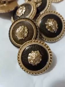 isi 100 pcs kancing baju jasko motif SINGA 15MM dan 21MM