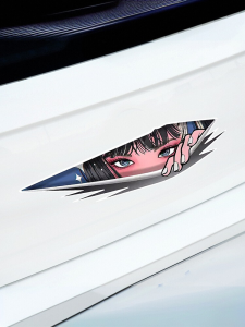 Miếng Dán Xe Máy Trang Trí Hình Cô Gái Cắt Ra Miếng Dán Che Dấu Vết Cho Xe Điện Và Xe Đạp Điện Miếng Dán Trang Trí Cho Hộp Máy Tính