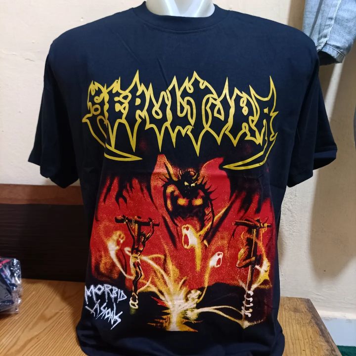 TSHIRT METAL SEPULTURA MORBID VISIONS BUILT UP T-Shirt Casual