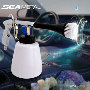 SEAMETAL Soft Brush Foam Sprayer For Car Interior Deep Cleaning Scratch-Free Ultra-Soft Brush High Pressure Sprayer Washer