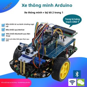 CHUANGLEBO | Bộ Kit Xe Robot Học Lập Trình Wi-Fi Theo Dõi Tránh Chướng Ngại Vật
