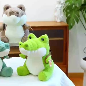 ใหม่จระเข้ตุ๊กตากระเป๋าเป้สะพายหลังของเล่น20เซนติเมตร-75เซนติเมตรน่ารักตุ๊กตาสัตว์สหายตุ๊กตายัดไส้สัตว์ของขวัญเด็กสาวของขวัญวันเกิดของขวัญวันหยุด