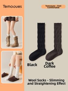 Thermal Winter Leg Warmer Mid Calf Wool Socks