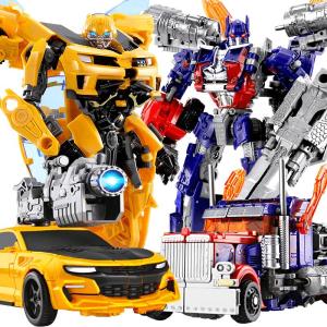 BABY.s |Transformable Robot Car - G1 Optimus Prime & Bumblebee Collectible Alloy Figure BABYSHOME