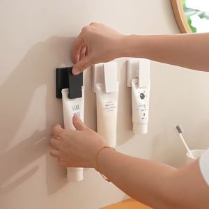 【iMall】Toothpaste Facial Cleanser Hand Towel DishCloth Hanging Clip Holder Hook Rack Wall Mount Storage Bathroom Kitchen