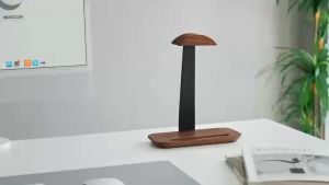 Fantasy GOOD QUALITY Walnut Headphone Stand VD-4 Wood Headset Stand for Desk Universal Headphone Holder with Storage Base for Gaming Bose Razer