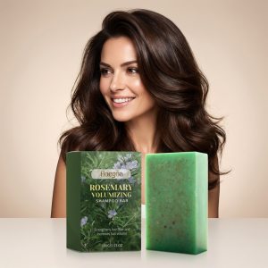 Rosemary Volumizing Shampoo Soap Thickening Gentle Cleansing Smoothing Nourishing Scalp Oil Control Refreshing Shampoo Bar 100g