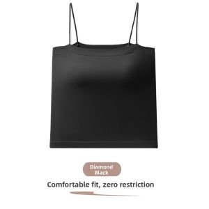 Miiow | MiiOW Cat Woman Modal One Shoulder Backless Bra Womens Inner Wear Outerwear With Chest Pad Anti-Light Base Shirt