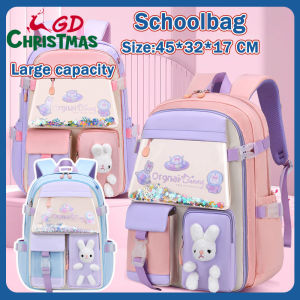 GD Christmas 2026 Quicksand Style Cute School Bag kid Boys Girls Waterproof Primary School Backpack