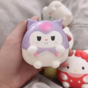 Labubu Stress Relief Toy Soft Plush Doll Desktop Ornament Claw Machine Toy Decompression Rebound Toy Kindergarten Kids Reward Prize Gift