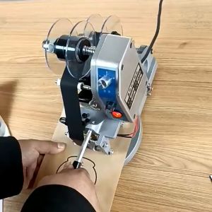 Ready Stock Expiry Date Machine 220V Manual Hot Foil Stamping Printer Tools Thermal Ribbon Date Code Printing Machine