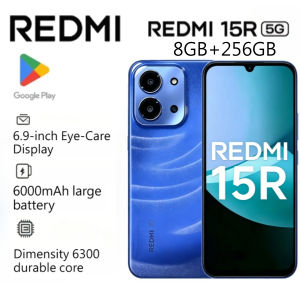 Redmi | 2026 new Redmi 15R Global Unlocked Dual SIM Cell Phone High-Performance Chip Ultra-Wide 6.9 Inch Large HD Display Android Mobile
