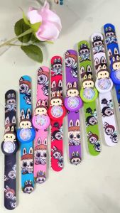 Terbaru Viral!!! Jam Tangan Anak Tepuk Motif Karakter Labubu Trendy Terlaris