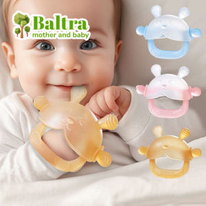 Baltra Baby Teether Rabbit BpaFree Biting Food Grade Material Silicone Gloves Teether Baby Toy