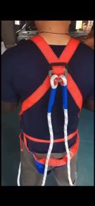Fall Protection Harness Full Body Safety Harness Construction Adjustable Belt With Hook