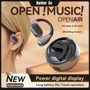 LED HD Battery Digital Display Bluetooth 5.4 Headphone 360°Stereo Sound Noise Reduction Wireless Earphone AI Intelligent Translation Business Headset For Conference Learn Travel