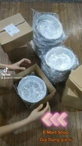 Combo 50 -40 Khay Đĩa Bạc Lớn 22cm và 18cm Lót Nồi Chiên Nướng - Khay Giấy Nhôm Thiếc Cỡ Lớn Dày Dặn Lót Nồi Chiên Không Dầu Đa Năng Chịu Nhiệt Combo 30 Khay Đĩa Nhôm Khay Đĩa Bạc lót nồi chiên nướng Khay nướn