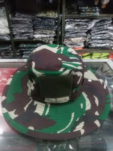 topi rimba loreng malvinas bahan sritex asli/rimba/topirimba