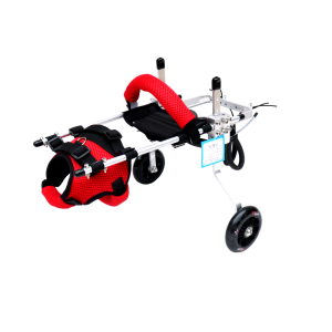 Lightweight Aluminum Cat Wheelchair for Recovery Training Small Kittens Back Leg Paralysis Disability Rear Limb Pet Mobility Aid