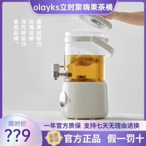 Olayks Glass Thermal Health Pot Camping Party Fruit Wine Flower Tea Constant Temperature Multi-Function Home And Commercial Use