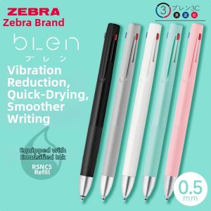 Zebra | Triple-function Shock Absorbing Multicolor Modular Pen 0.5mm