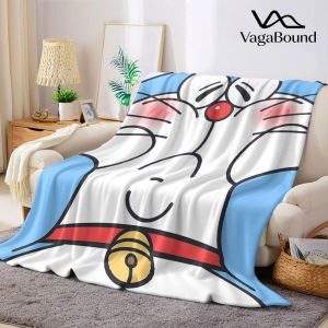 BILIBILI | Cartoon D-Doraemon-s Flannel Blanket Perfect for Sofa Office Bed Travel Sleep Read Relax Camping four season use