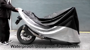 AENXRD Motorcycle Cover Dust UV Outdoor Protection M/L/XL/XXL size All Season Universal Weather Night Reflective with Lock-Holes All Season Universal Waterproof