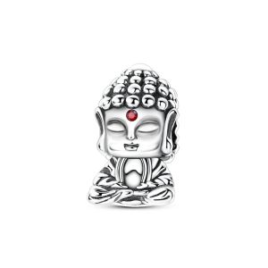 Chất Liệu Bạc 925 Hạt Charm Như Lai Phật Hạt Cho Tự Làm Vòng Tay Trang Sức Quà Tặng Phù Hợp Với Ban Đầu Vòng Tay Dành Cho Nữ