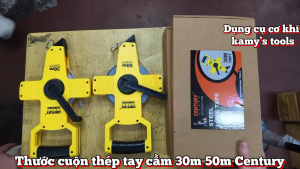 Thước cuộn thép thước kéo có tay cầm 50M Century SD-THEPCD-50M