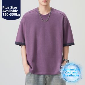 BINHANG | Cool Breathable Comfort Large Size Mens T-Shirt