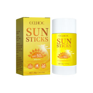 Eelhoe Sunscreen Stick Face Sunscreen Isolate Ultraviolet SPF 50+ Refreshing Oil Control Cream Non-sticky Sunblock Sticks UV Protective Cream Anti Oxidant Matte Solar Blocker Sun Cream Moisturize Whitening Face Care