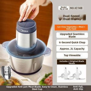 Midea | Electric Multifunctional Stainless Steel Meat Grinder