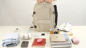 [ECOGROW] MY Malaysia Ready Stock 35L Travel Backpack Men Waterproof Bagback With Shoe Compartment  16" laptop 登机背包旅行包