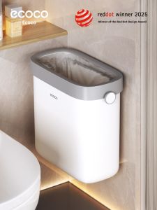 ecoco | Wall-Mounted Home Bathroom Kitchen Trash Bin