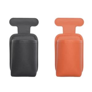 Aitemay ghế xe hơi lại ngăn để cốc móc chất liệu da PU chai nước treo tổ chức phổ nội thất ô tô túi lưu trữ cho điện thoại phím Thùng rác