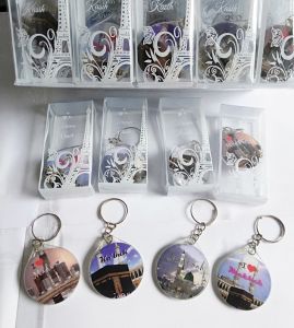 ISI 50 SOUVENIR OLEH OLEH HAJI UMROH GANTUNGAN KUNCI KABAH mekah KEMAS MIKA