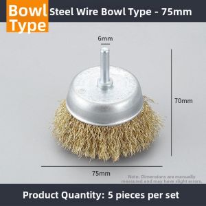 ANJIESHUN | Rust Removal Polishing Wire Brush Head