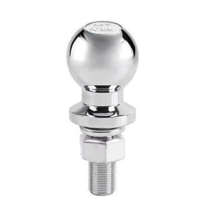 High Quality 50mm Chrome Trailer Ball Head Coupling Shank M22 Thread for RV Caravan Boat Motorbike Off Road Vehicle Accessory