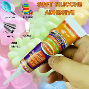 Soft Silicone Adhesive - High Low Temperature Resistant Waterproof for Bonding Silicone Metal Glass Plastic Ceramic etc.