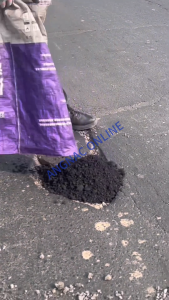 Pressure-Activated Cold Asphalt Patch Material - 5KG/Barrel All-Weather Pothole Repair Open to Traffic Immediately