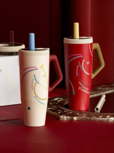 bloommark | Red Thermal Ceramic Insulation Mug
