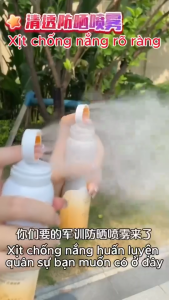 Xịt chống nắng Chống Tia Cực Tím Nâng Tông Sáng Da SPF50 PA+++ 150mL