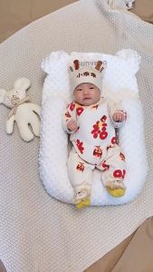 Đệm SUNVENO chống trào ngược 2 tầng cho béMút bọt biển cao cấpvải nhung hạt 3D