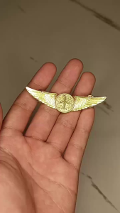 Airplane Brooch Wing Badge Retro Accessory Aviation School Badge Diy Fashion Pin Buckle